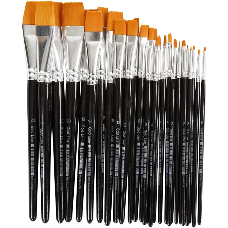 CC Gold Line Acryl Penselen All-round Set 30 stuks