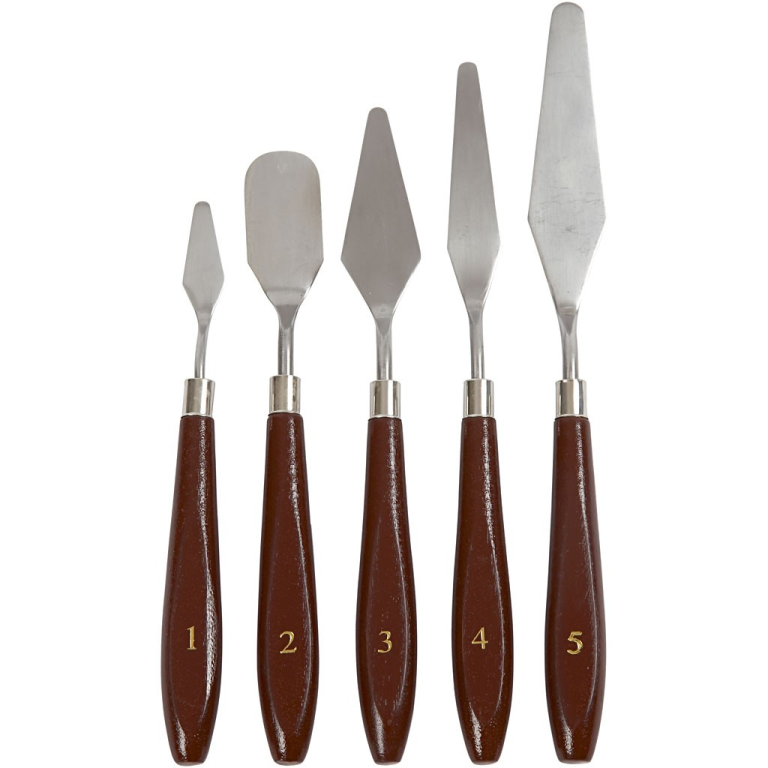 ArtistLine Palette Knives Steel 5 Pieces