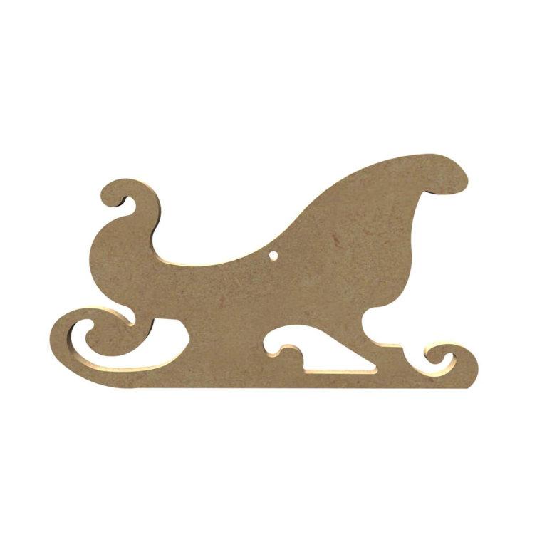 Gomille MDF Figure Sleigh 15 cm