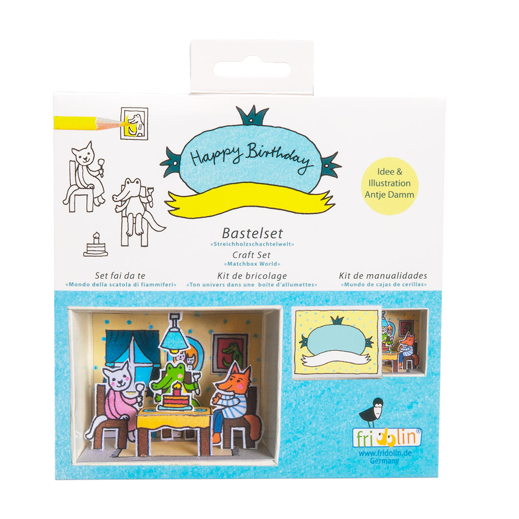 Fridolin Luciferbox Craft Kit 6.6x2.8x5.2 cm Birthday