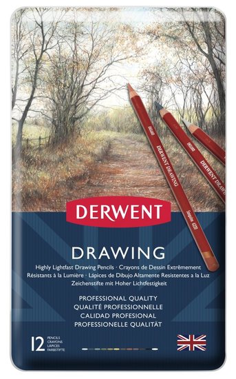 Derwent Luxus Buntstifte, 12 Stück