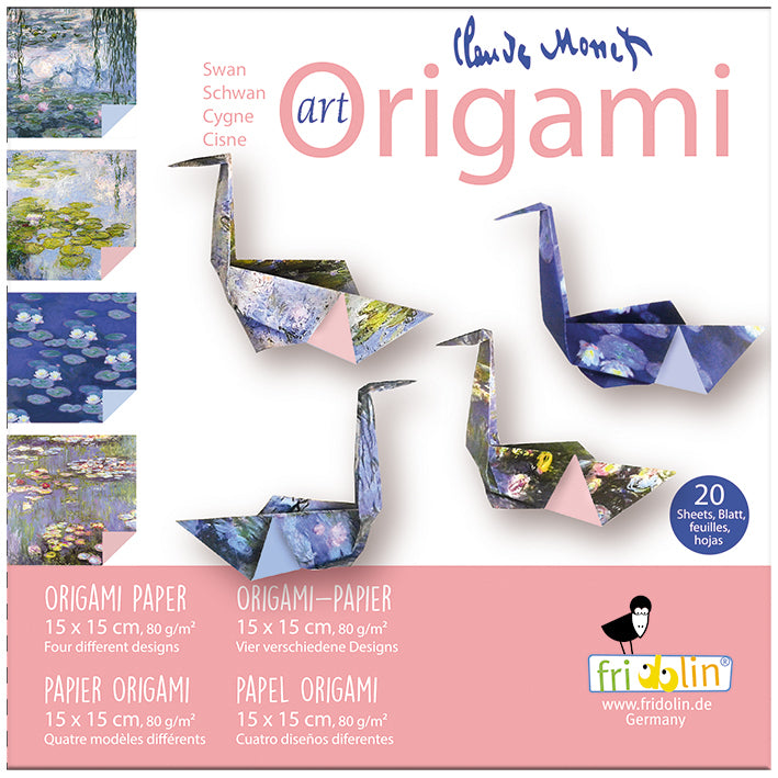 Fridolin Art Origami Set 15x15 cm 20 vel Claude Monet