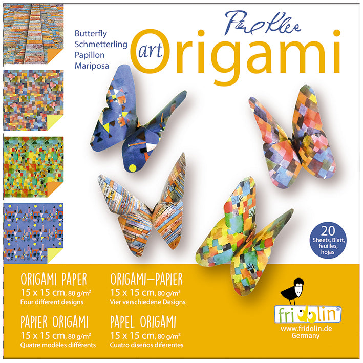 Fridolin Art Origami Set 15x15 cm 20 sheets Paul Klee