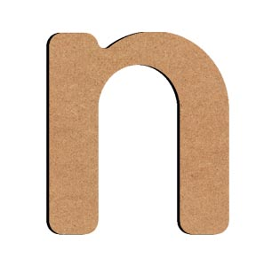 Gomille MDF Letter N 5 cm