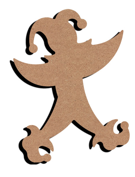 MDF Figur Narr 15 cm