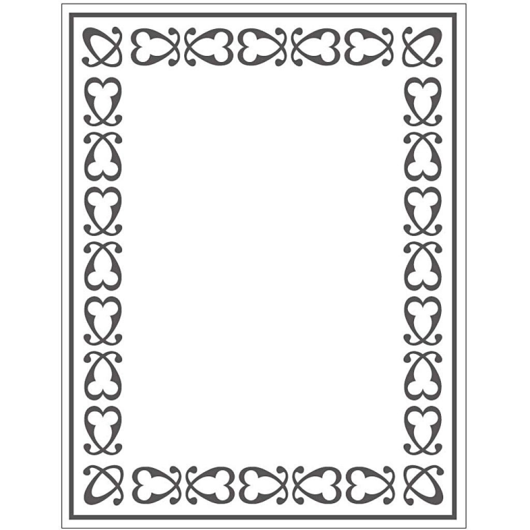CC List Embossing Folder