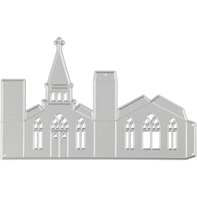 CC Snijmal 3D Kerk 13,5 cm