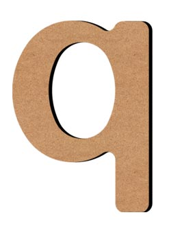Gomille MDF Letter Q 5 cm