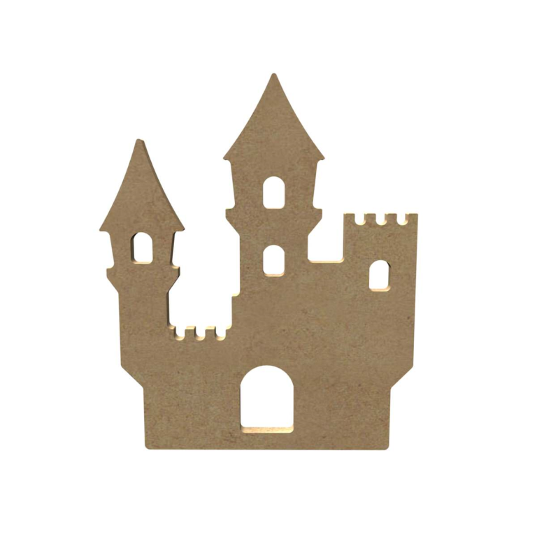 MDF Figuur Kasteel 15 cm