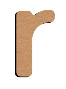 Gomille MDF Letter R 5 cm