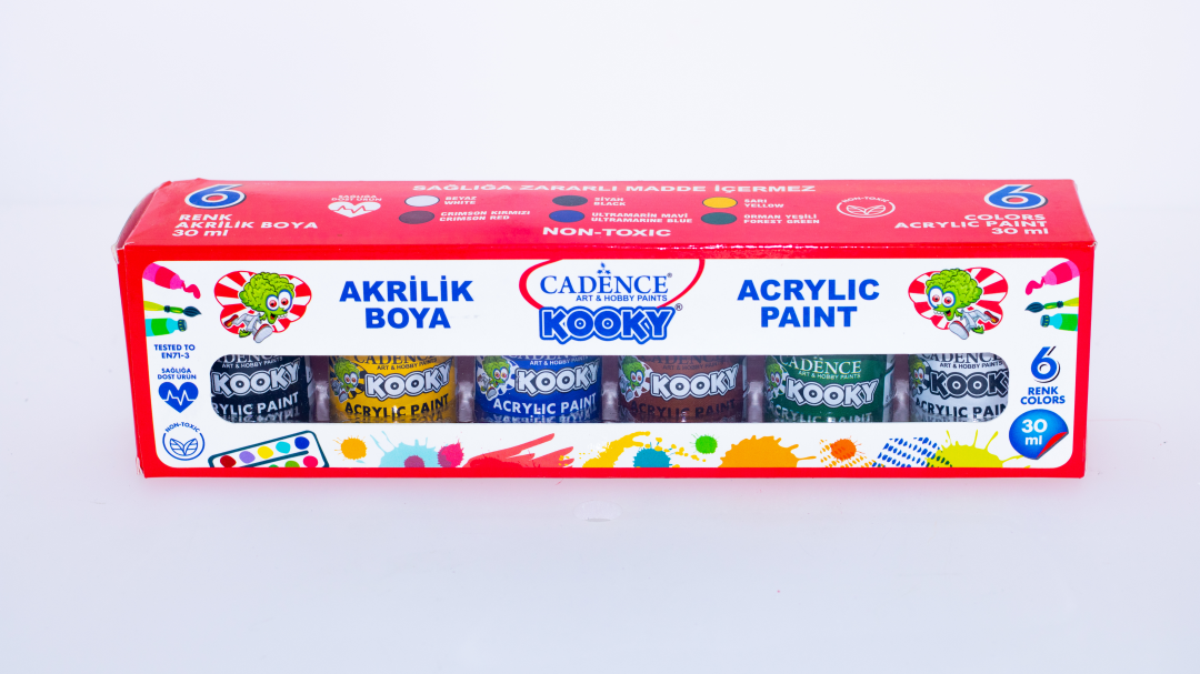 Cadence Kooky Acrylic Paint Set 6x30 ml