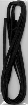 Imitationslederband 3 mm Schwarz 5 m