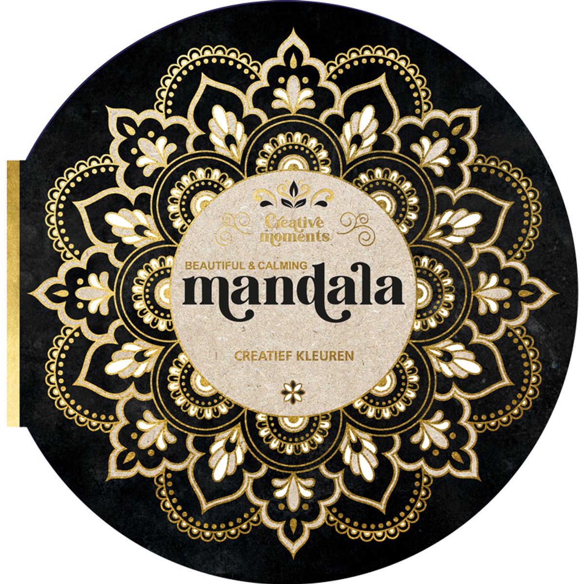De Lantaarn Kleurboek Beautiful & Calming Mandala L: 24 x B: 24 x D: 1,9 cm