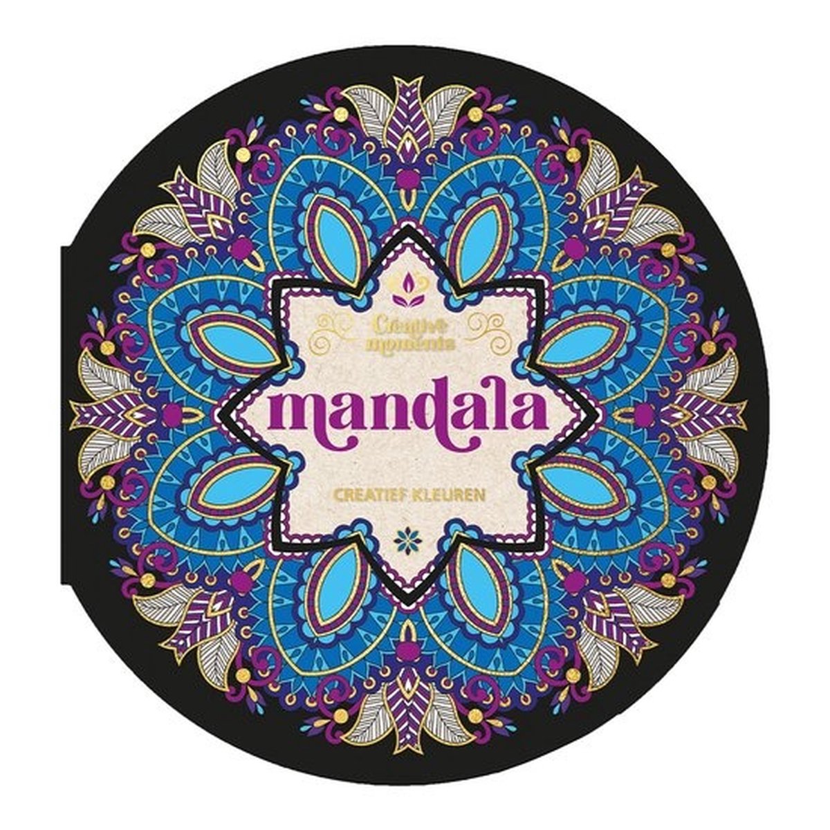 De Lantaarn Kleurboek Mandala L: 24 x B: 24 x D: 1,9 cm