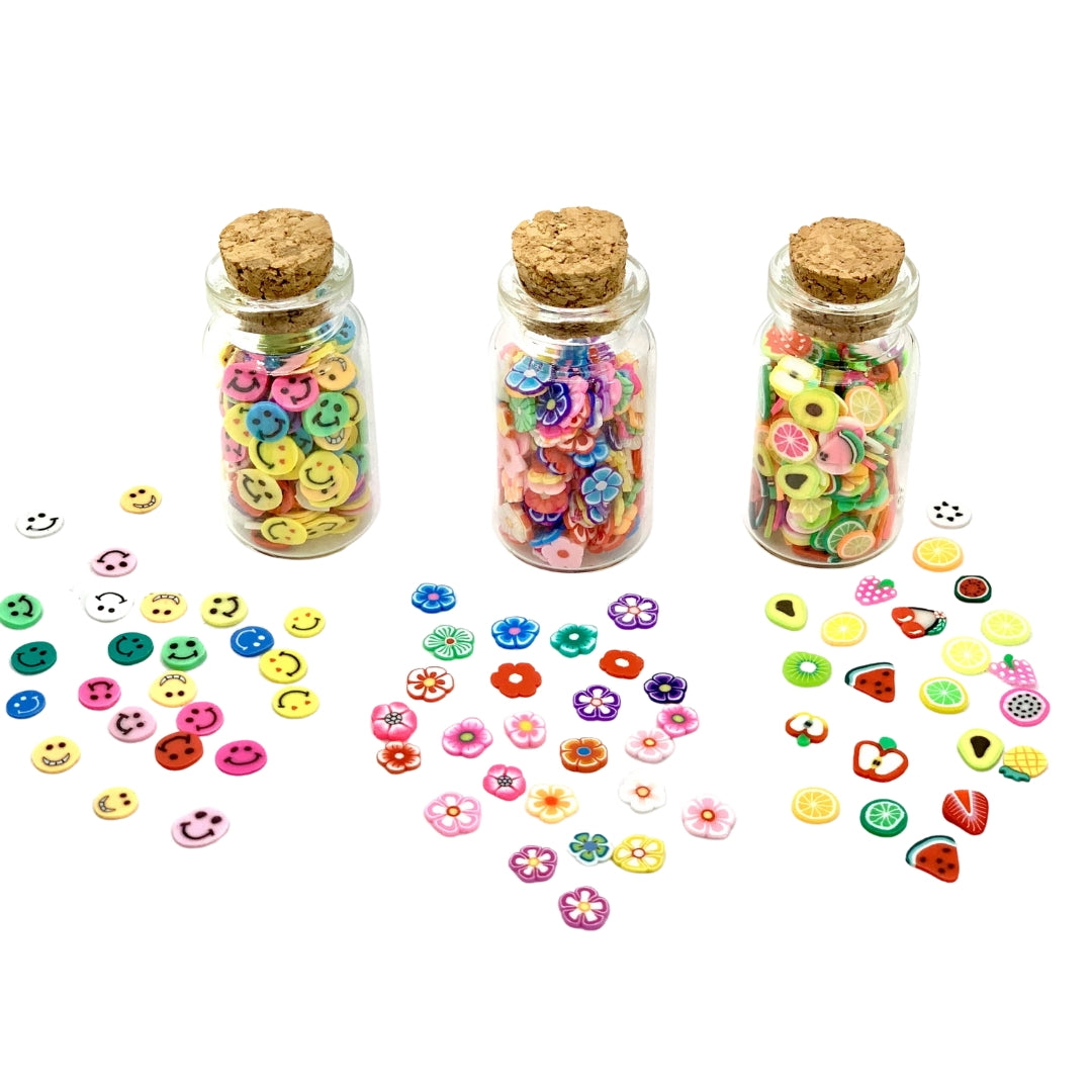 Katsuki Mini Confetti Mix 3x5 gr Smileys Flowers and Fruit