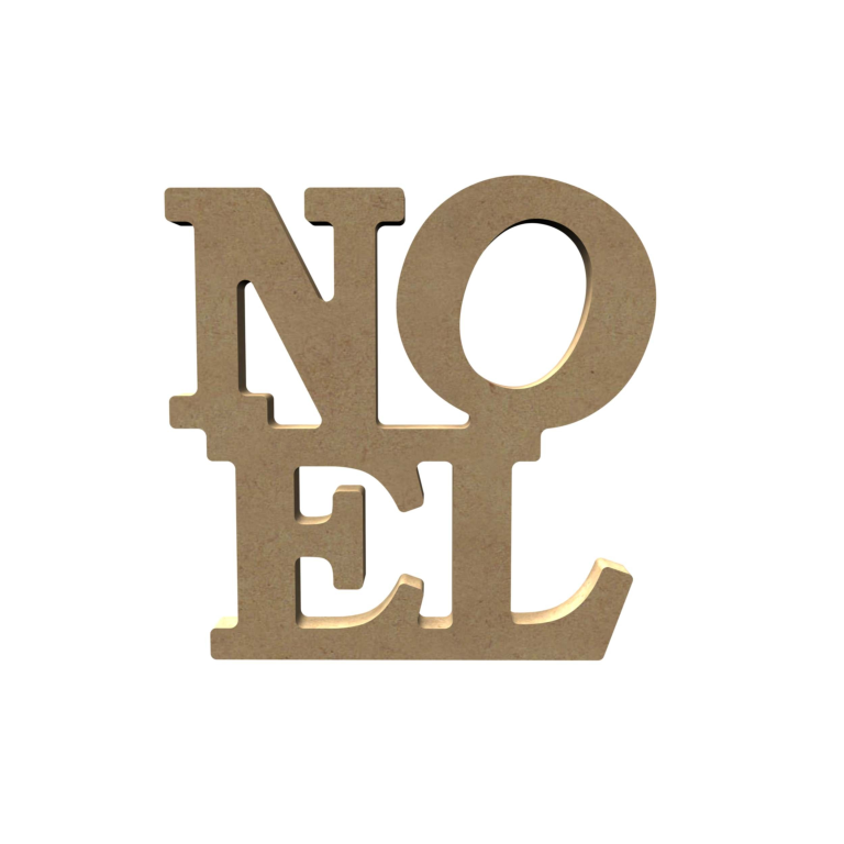 Gomille MDF Figur Noel 18x18 cm