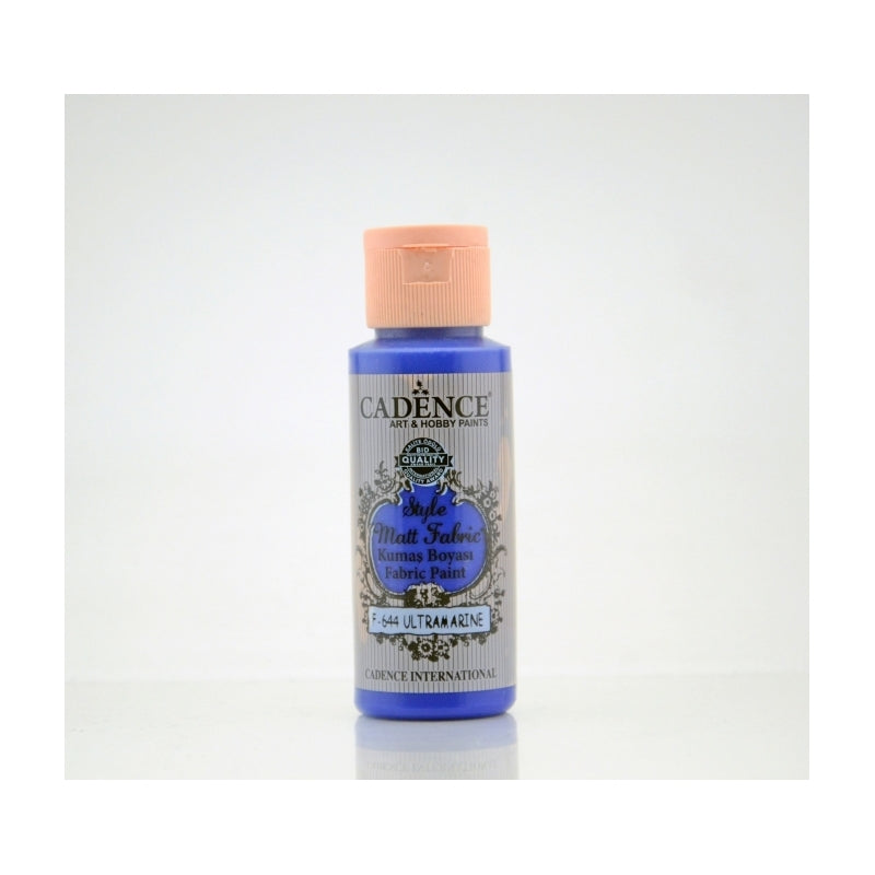 Cadence Style Matte Textilfarbe 59ml Ultramarin