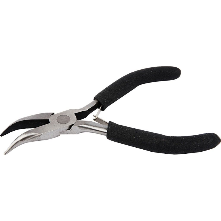 CC Jewellery Pliers Bent Flat Nose