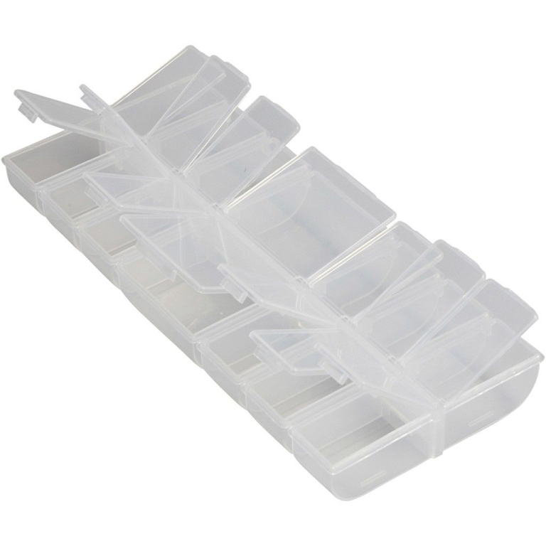 CC Plastic Opslagdoos 24x11 cm 14 vakken