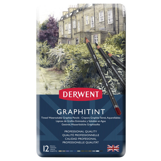 Derwent Graphitint Potloden 12 Stuk