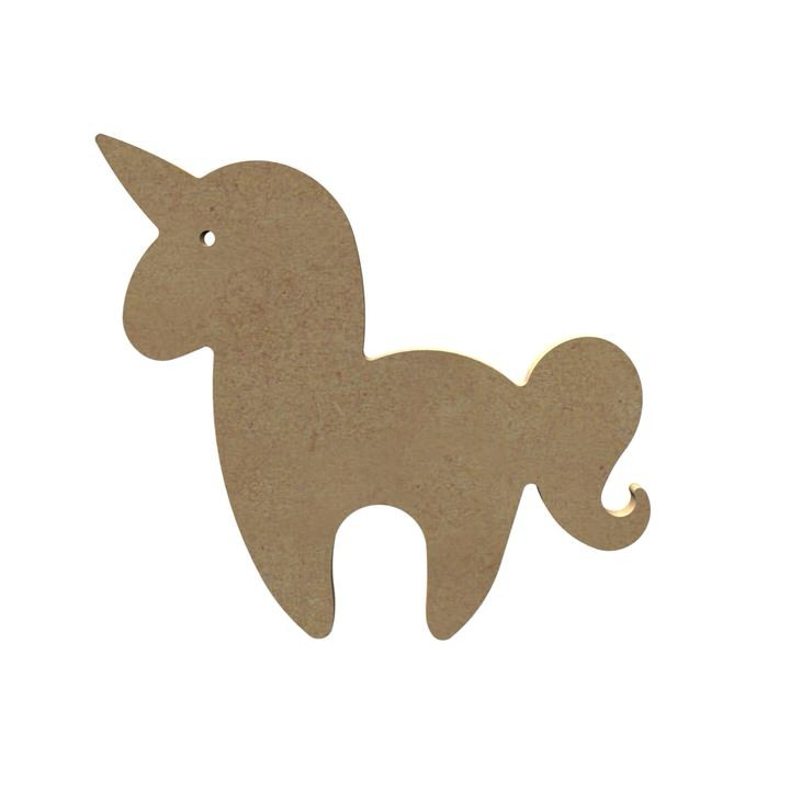 MDF Unicorn Figure 15 cm