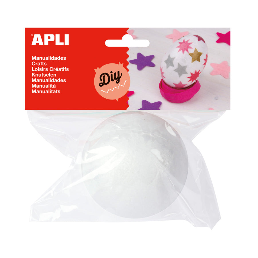 Apli Styropor Kugel 80 mm, 1 Stück