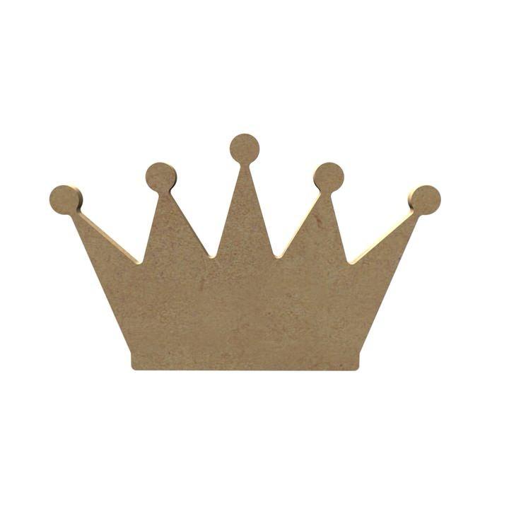 MDF Figuur Kroon 15 cm