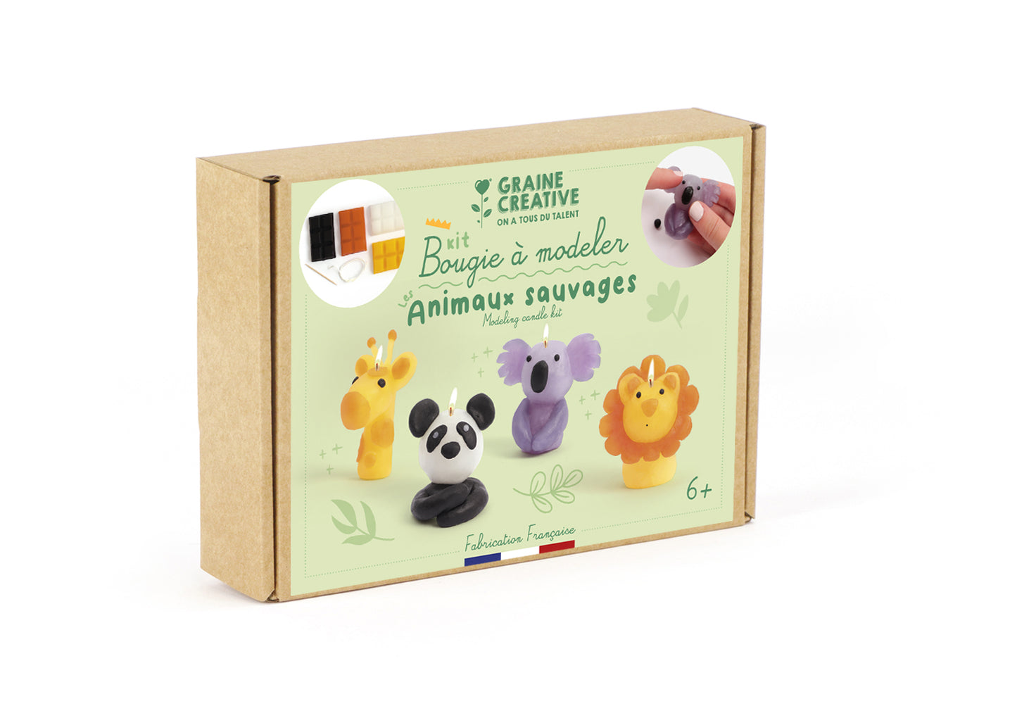 GC Candle Kneading Set Wild Animals