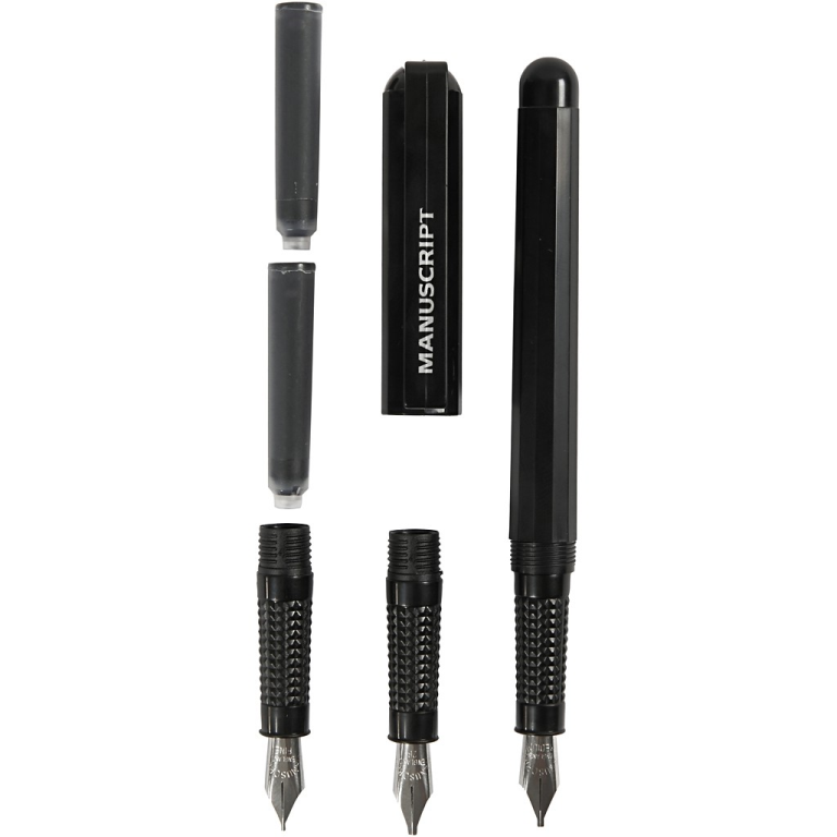 Manuscript Kalligrafeer Set 6-delig