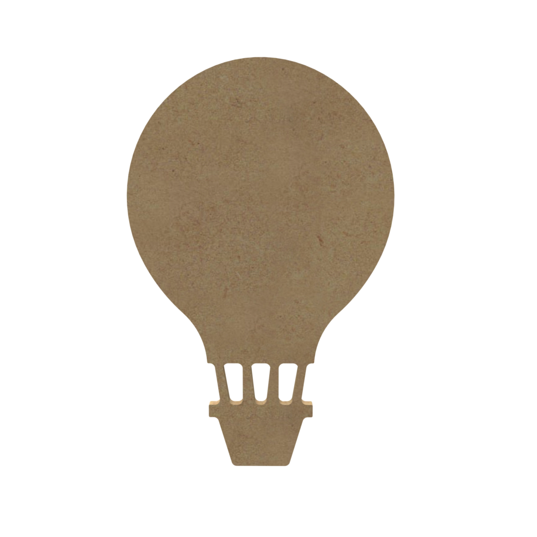 MDF-Figur Heißluftballon 15 cm