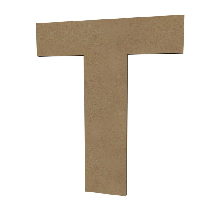 Gomille MDF Hoofdletter T 20 cm