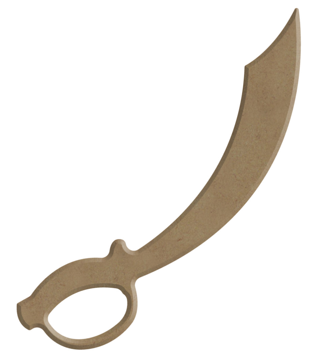 Gomille MDF Figuur 4x10 cm Zwaard
