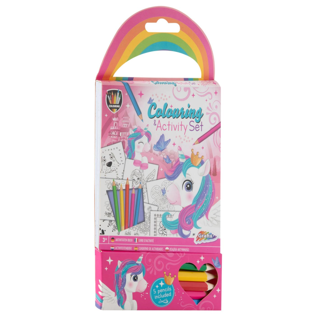 Grafix Kleur- en Activiteitenblok Unicorn