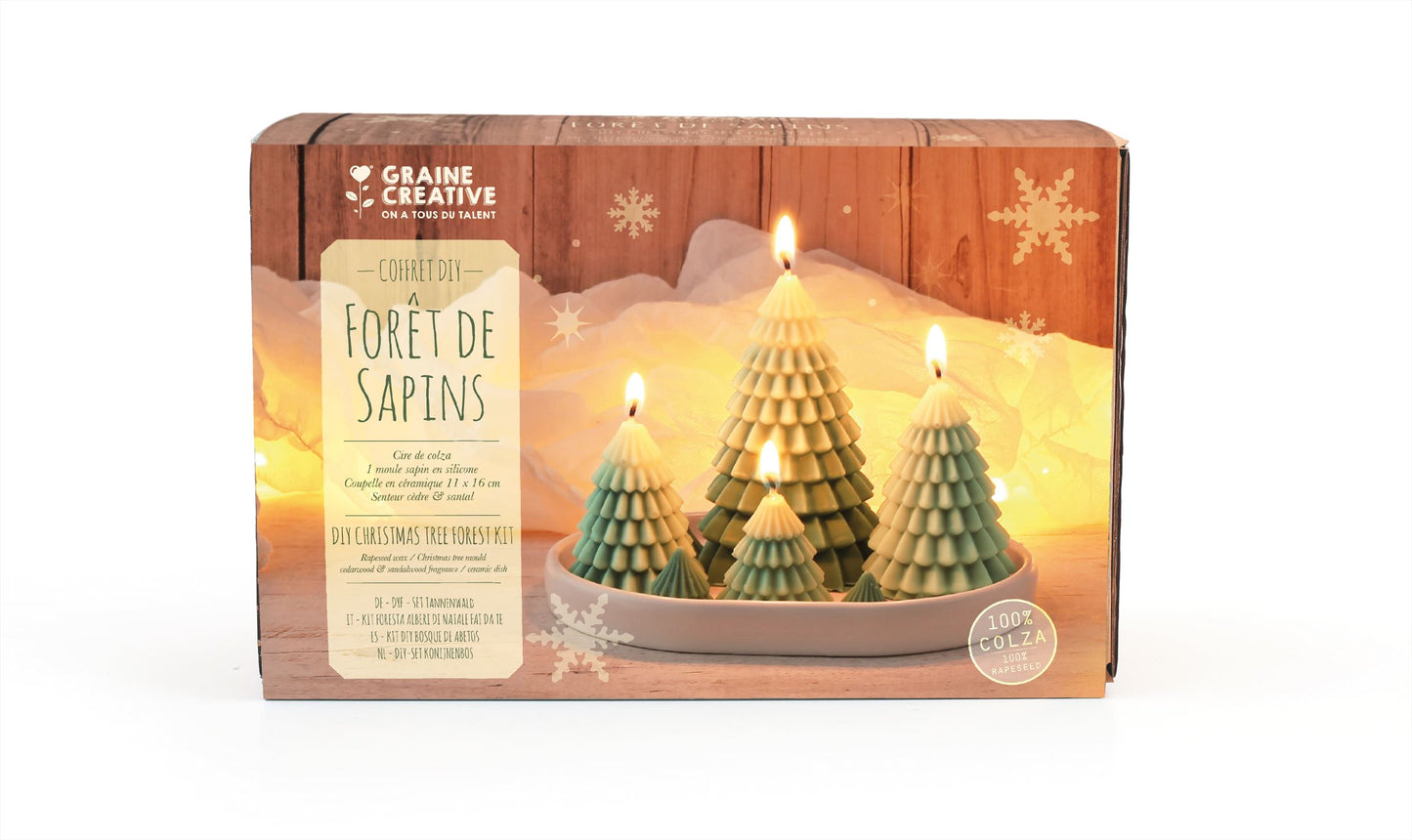 GC Kerzenherstellung DIY Set Weihnachtsbäume Wald