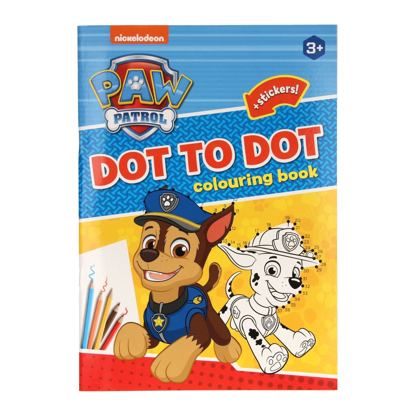 Wins Coloring Book Dot to Dot Paw Patrol