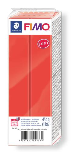 Fimo Soft Indian Rood 454g - Polymeerklei / Boetseerklei