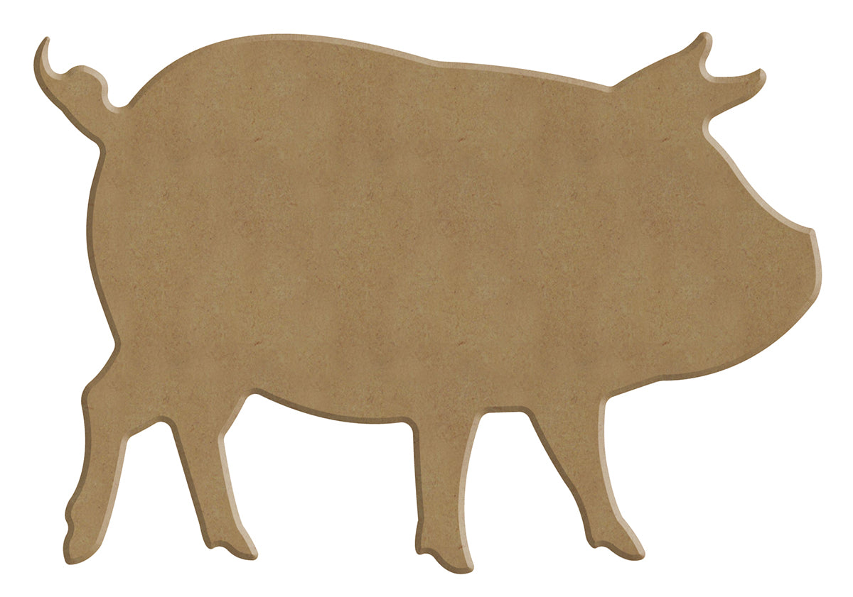 Gomille MDF Figure 14x10 cm Pig