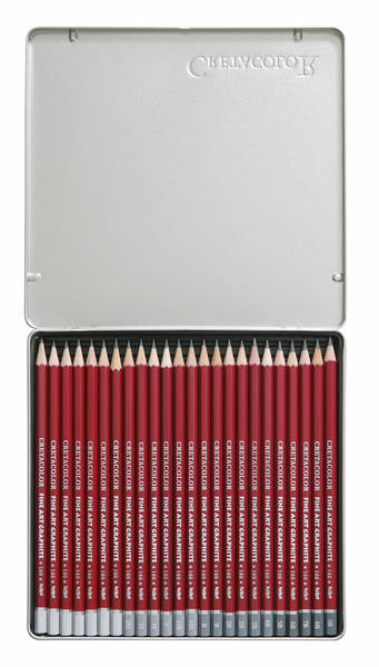 Cretacolor Fine Art Graphite Pencils Cleos Set of 24