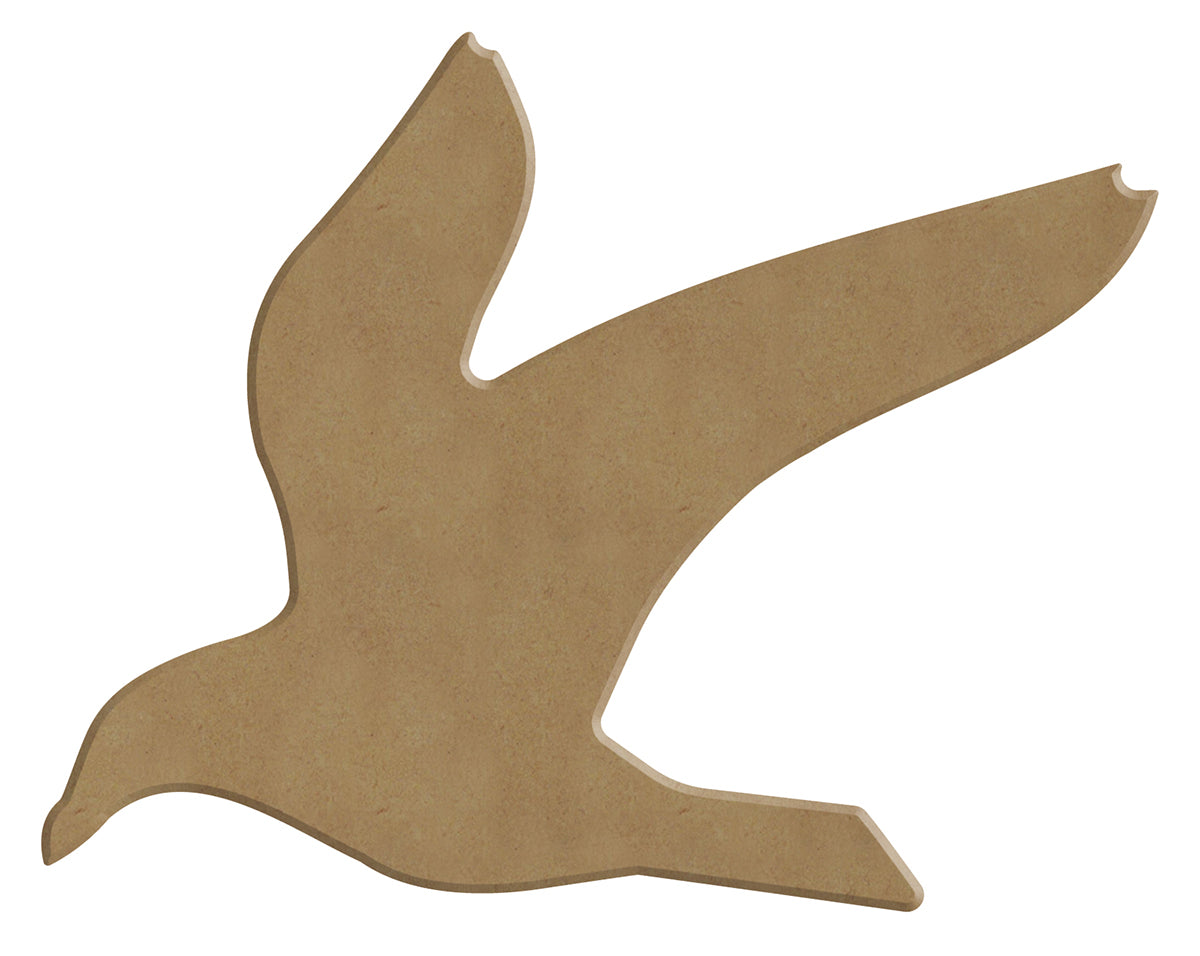 Gomille MDF Figuur 13x10 cm Zeemeeuw