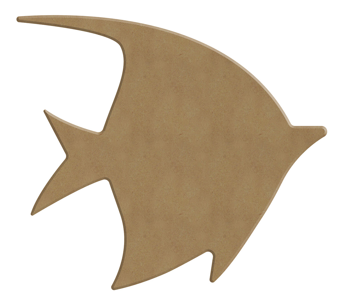 Gomille MDF Figuur 14x12 cm Exotische Vis