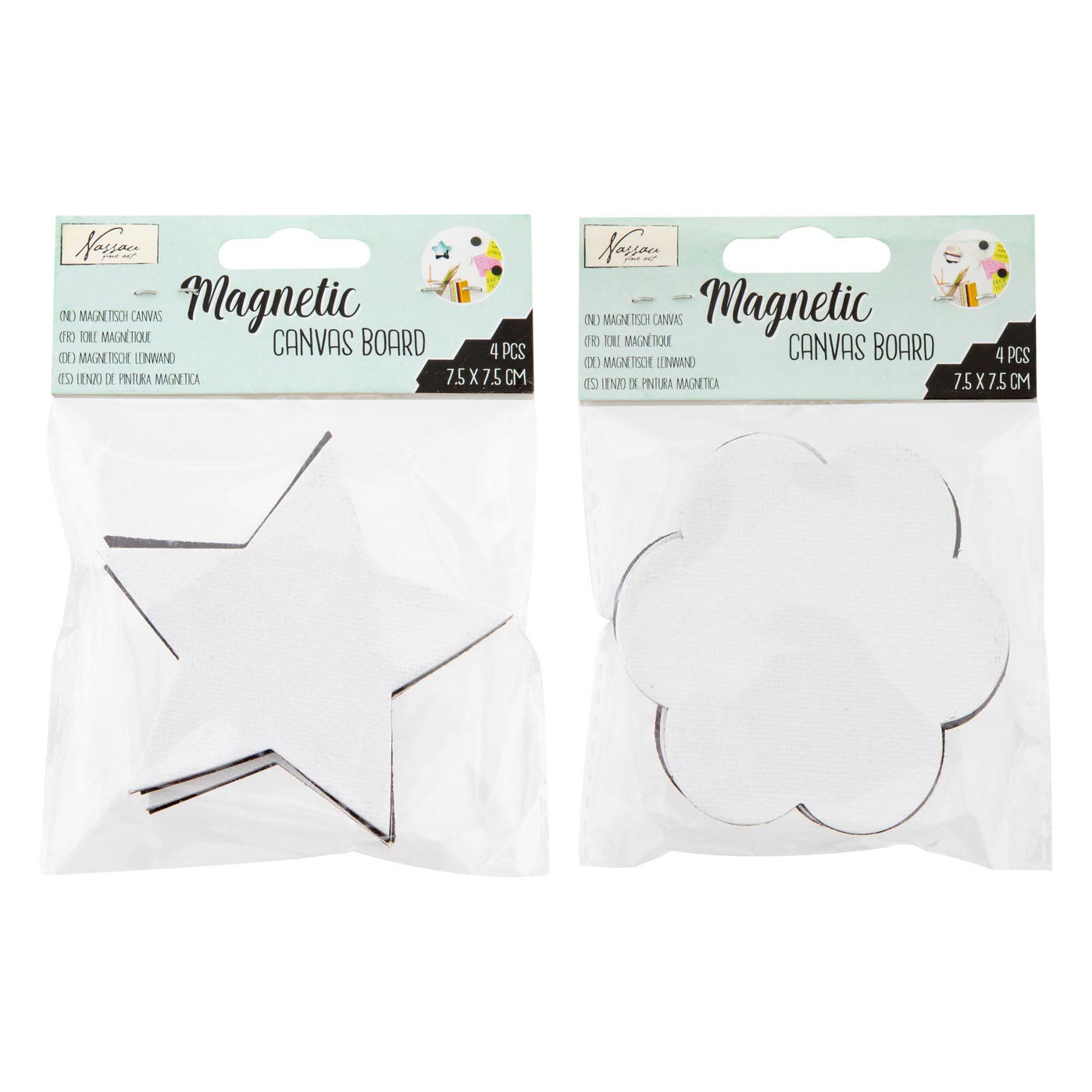 Nassau Magnetic Canvas 4pc Star or Flower
