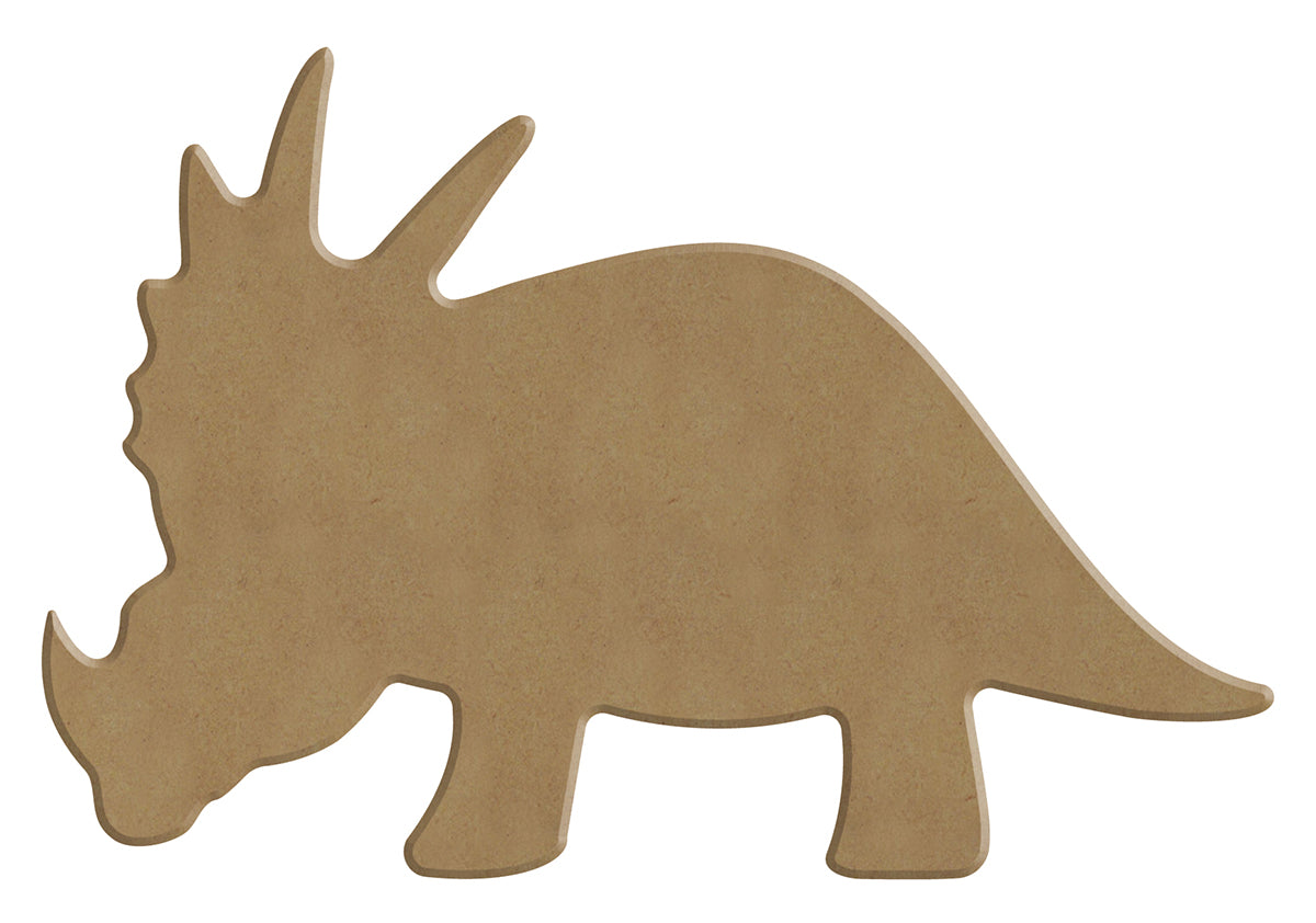 Gomille MDF Figuur Triceratops 15x10 cm