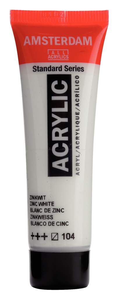 Royal Talens Amsterdam acrylic paint 20 ml 104 - Zinc White