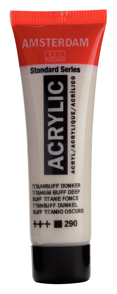 Royal Talens Amsterdam Acrylic Paint 20 ml 290 - Titanium Buff Deep