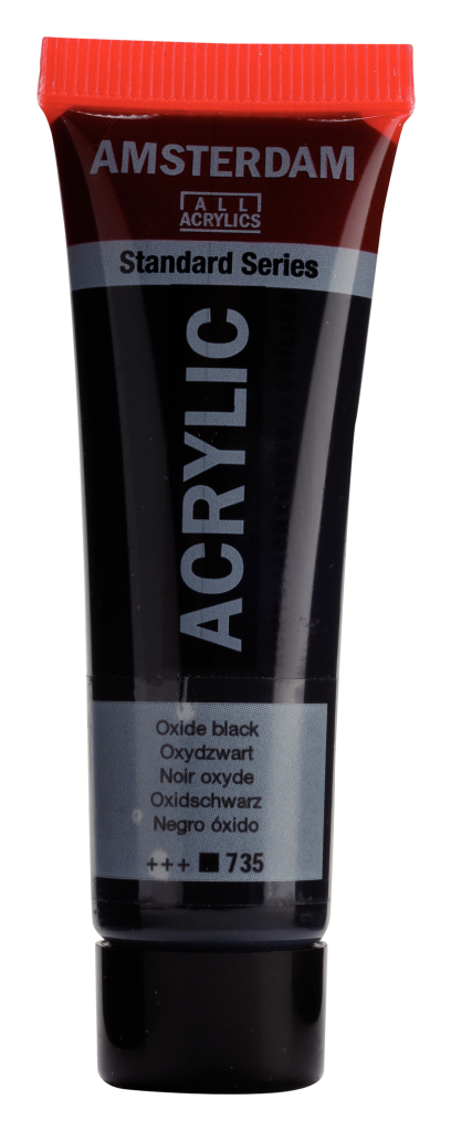Royal Talens Amsterdam acrylic paint 20 ml 735 - Oxide Black
