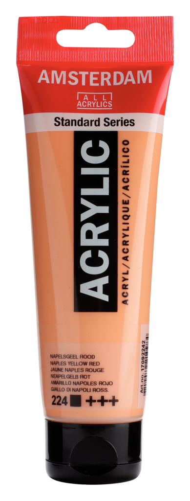 Royal Talens Amsterdam Acrylic Paint 120ml 224 - Naples Yellow Red