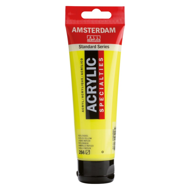 Royal Talens Amsterdam Acrylic Paint 120 ml 256 - Reflex Yellow