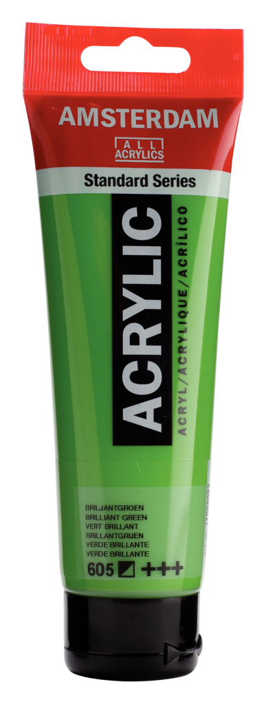 Royal Talens Amsterdam Acrylic Paint 120 ml 605 - Brilliant Green