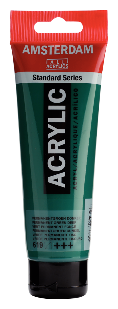 Royal Talens Amsterdam Acrylic Color 120 ml 619 - Permanent Green Deep