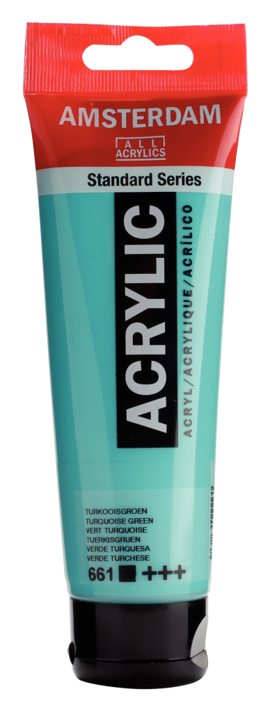 Royal Talens Amsterdam acrylic paint 120 ml 661 - Turquoise Green